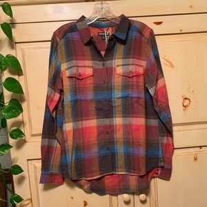 Toad & Co women’s flannel shirt, size M, NWT